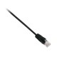 V7 Cable de red CAT5e UTP (RJ45 m m) negro 0,5 m V7E3C5U-50CM-BKS